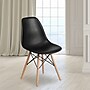 Flash Furniture Plastic/Poly Accent Chair, Black (FH130DPPBK)~#|#~sp155529213_sc7