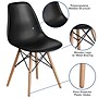 Flash Furniture Plastic/Poly Accent Chair, Black (FH130DPPBK)~#|#~sp155529217_sc7