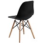Flash Furniture Plastic/Poly Accent Chair, Black (FH130DPPBK)~#|#~sp155529220_sc7