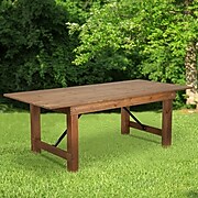 Flash Furniture 7'x40" Folding Farm Table Pine Wood (XAF84X40)