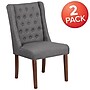 Flash Furniture Polyester Accent Chair, Gray Fabric (2QYA91GY)~#|#~sp155530524_sc7
