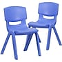 Flash Furniture Whitney Plastic Student Stacking Chair, Blue, 2/Pack (2YUYCX005BLUE)~#|#~sp155707077_sc7