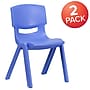 Flash Furniture Whitney Plastic Student Stacking Chair, Blue, 2/Pack (2YUYCX005BLUE)~#|#~sp155707080_sc7