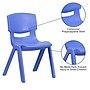 Flash Furniture Whitney Plastic Student Stacking Chair, Blue, 2/Pack (2YUYCX005BLUE)~#|#~sp155707083_sc7