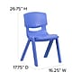 Flash Furniture Whitney Plastic Student Stacking Chair, Blue, 2/Pack (2YUYCX005BLUE)~#|#~sp155707084_sc7