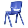 Flash Furniture Whitney Plastic Student Stacking Chair, Blue, 2/Pack (2YUYCX005BLUE)~#|#~sp155707085_sc7