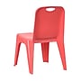 Flash Furniture Plastic School Chair with Carrying Handle and 11'' Seat Height, Red, 2-Pieces (2YUYCX011RED)~#|#~sp155708297_sc7