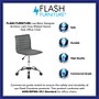 Flash Furniture Alan Armless Vinyl Swivel Task Chair, Light Gray/Chrome (DS512BLTGY)~#|#~sp155711170_sc7