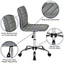 Flash Furniture Alan Armless Vinyl Swivel Task Chair, Light Gray/Chrome (DS512BLTGY)~#|#~sp155711172_sc7