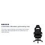 Flash Furniture X40 LeatherSoft Ergonomic Racing Gaming Chair, Black/Gray (CH00288BK)~#|#~sp155711494_sc7