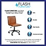 Flash Furniture Alan Armless Vinyl Swivel Task Chair, Brown/Black (DS512BBRBK)~#|#~sp155712630_sc7