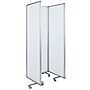 Flash Furniture Mobile Magnetic Whiteboard Partition with Lockable Casters, 72"H x 24"W (BRPTT0013M60183)~#|#~sp155714059_sc7