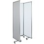 Flash Furniture Double Sided Mobile Magnetic Whiteboard/Cloth Partition with Lockable Casters, 72"H x 24"W (BRPTT0013MP6183)~#|#~sp155714072_sc7