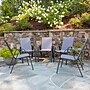 Flash Furniture Brazos Series Outdoor Stack Chair, Gray, 5-Pieces (5JJ303CG)~#|#~sp155714226_sc7