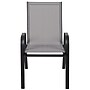 Flash Furniture Brazos Series Outdoor Stack Chair, Gray, 5-Pieces (5JJ303CG)~#|#~sp155714230_sc7