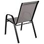 Flash Furniture Brazos Series Outdoor Stack Chair, Gray, 5-Pieces (5JJ303CG)~#|#~sp155714232_sc7