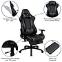 Flash Furniture 52"W Gaming Desk with Gray Reclining Gaming Chair with Footrest, Black (BLNX30RSG1031GY)~#|#~sp155715492_sc7