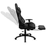 Flash Furniture 52"W Gaming Desk with Gray Reclining Gaming Chair with Footrest, Black (BLNX30RSG1031GY)~#|#~sp155715496_sc7