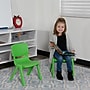 Flash Furniture Plastic School Chair with 10.5" Seat Height, Green, 2-Pieces (2YUYCX003GREEN)~#|#~sp155715517_sc7