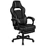 Flash Furniture 55"W Gaming Desk with Black Reclining Back/Arms Gaming Chair with Footrest, Black (BLNX40D1904LBK)~#|#~sp155715527_sc7