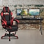 Flash Furniture 55"W Gaming Desk with Red Reclining Back/Arms Gaming Chair with Footrest, Black (BLNX40D1904LRD)~#|#~sp155715530_sc7