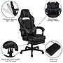 Flash Furniture 52"W Gaming Desk with Black Reclining Back/Arms Gaming Chair with Footrest, Black (BLNX40RSG1031BK)~#|#~sp155716769_sc7