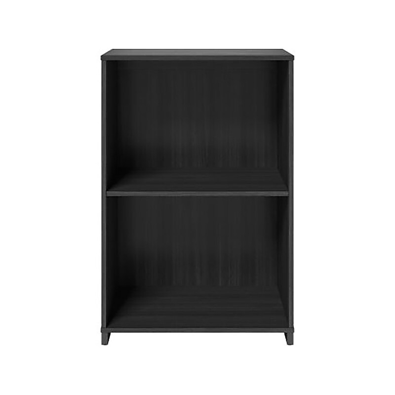 Thomasville Furniture Latimer 2-Shelf 36"H Bookcase, Burnt Ash (SPLS-LABK-TV) image 1