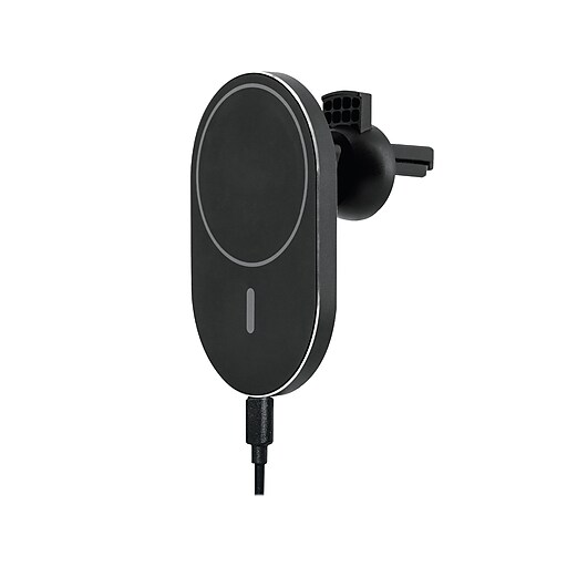 iHome Cell Phone Car Vent Mount, Black (2IHCM0840B0L2) Staples