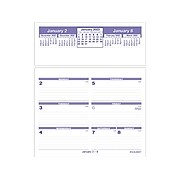 2023 AT-A-GLANCE Flip-A-Week 7" x 6" Weekly Desk Calendar Refill, Purple/White (SW705X-50-23)