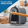 X-ACTO Mighty Mite Electric Pencil Sharpener, Black/Silver (19501/19501X)~#|#~sp155768866_sc7