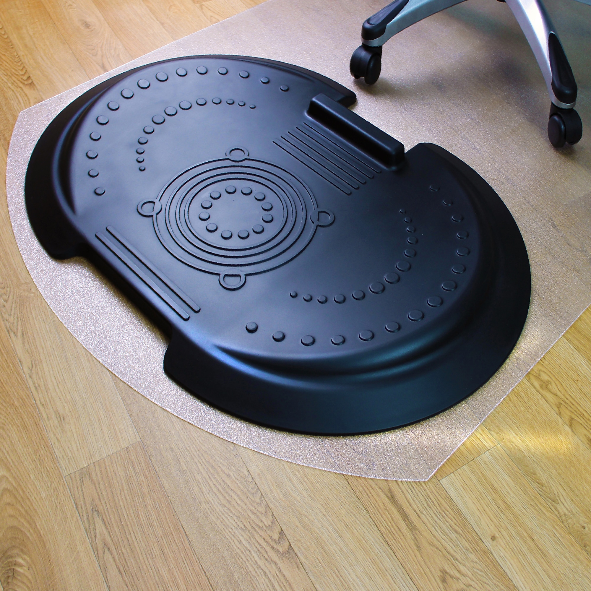 Floortex AFS-TEX Sit to Stand Rectangular Chair Mat for Hard Floors with Anti-Fatigue Mat, 38″ x 62″, Polycarbonate (FCA12S) Sansujyuku sansujyuku.com
