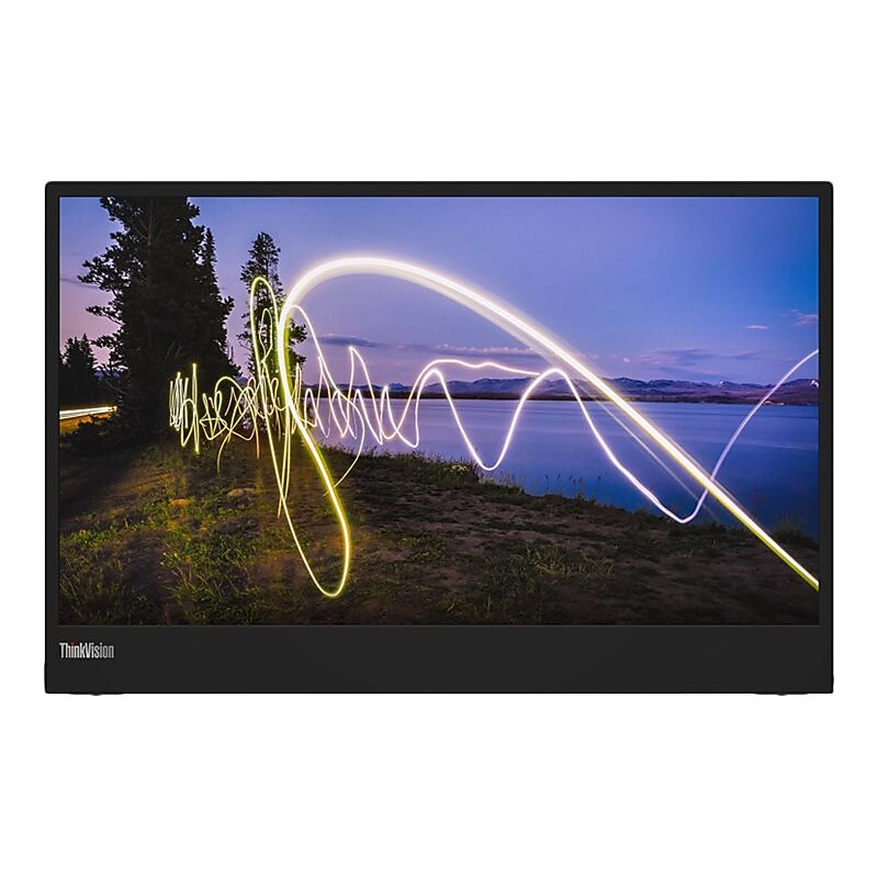 Lenovo ThinkVision M15 15" LED Monitor, Raven Black (62CAUAR1US) image 1