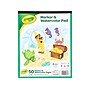 Crayola 8" x 10" Marker & Watercolor Sketch Pad, 50 Sheets/Pad (99-3403)~#|#~sp155975533_sc7