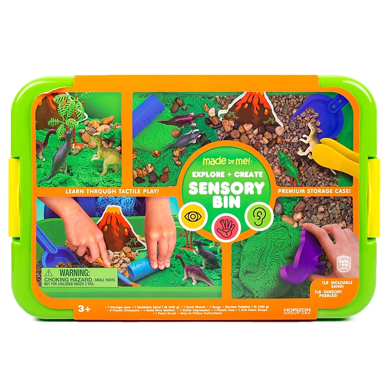 Horizon Made by Me Explore + Create Dino Galaxy Sensory Bin, Green (213681) image 1