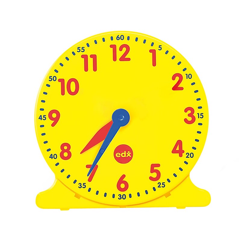 Edx Education 12-Hour Time Clock, 1/Pack (25822) image 1