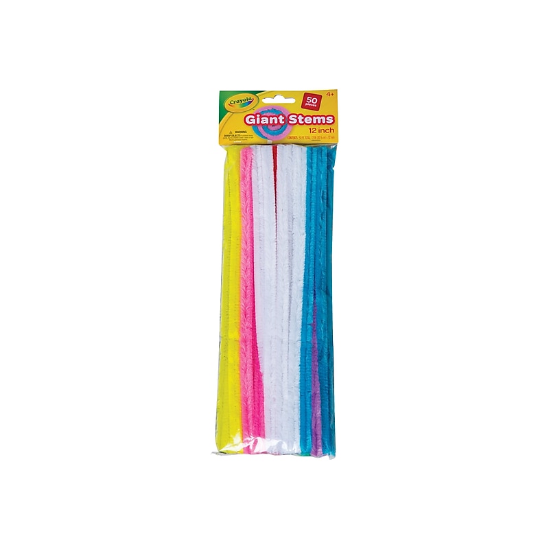 Crayola Giant Stems, Assorted Colors, 50/Pk (PAC7120-01CRA) image 1