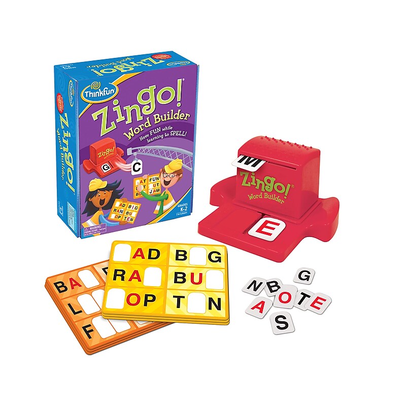 Think Fun Zingo! Word Builder, 1/Pack (44007706) image 1