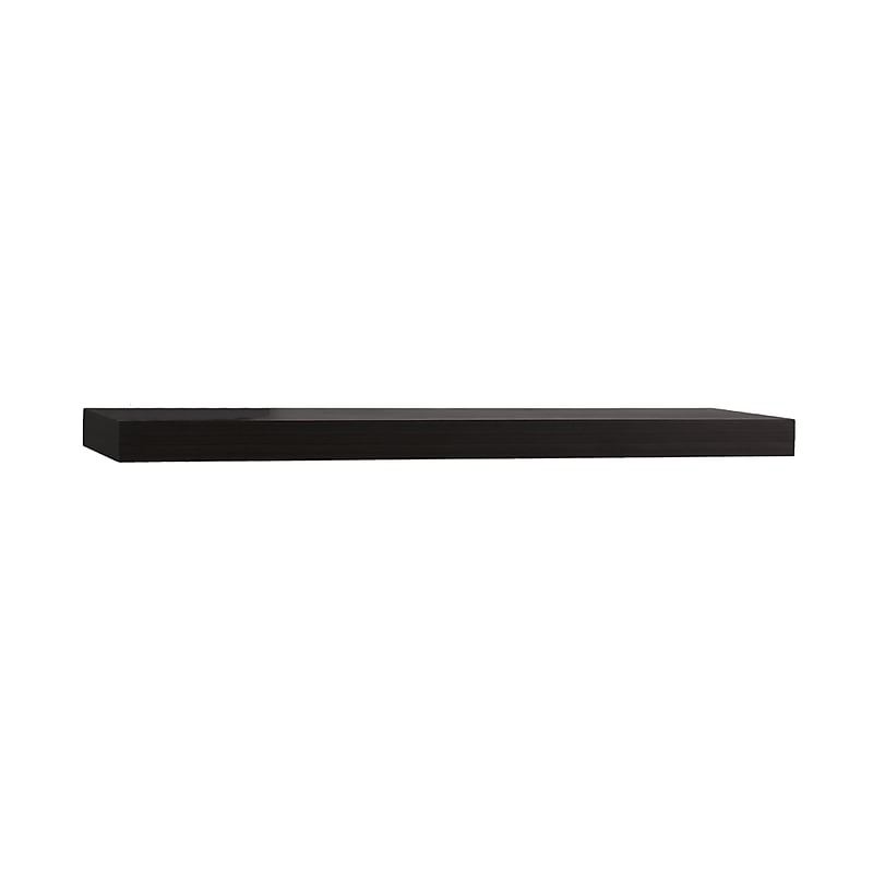 Eden Grove Square Edge Single Wall Shelf, 36"W, Black ( 0191402) image 1