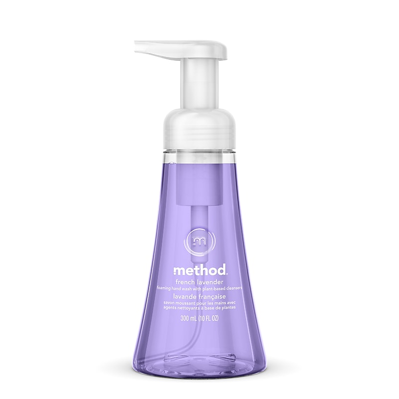 Method Foaming Hand Soap, Lavender Scent, 10 Oz. (00363) image 1