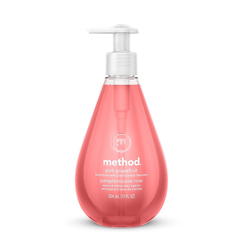 Method Liquid Hand Soap, Pink Grapefruit Scent, 12 Oz. (MTH00039) image 1