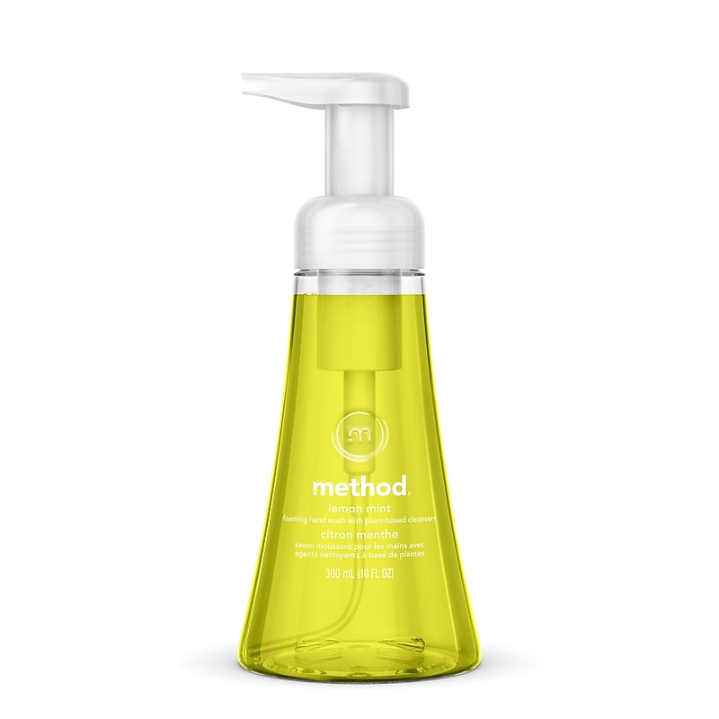 Method Foaming Hand Soap, Lemon Mint Scent, 10 Oz. (327734) image 1