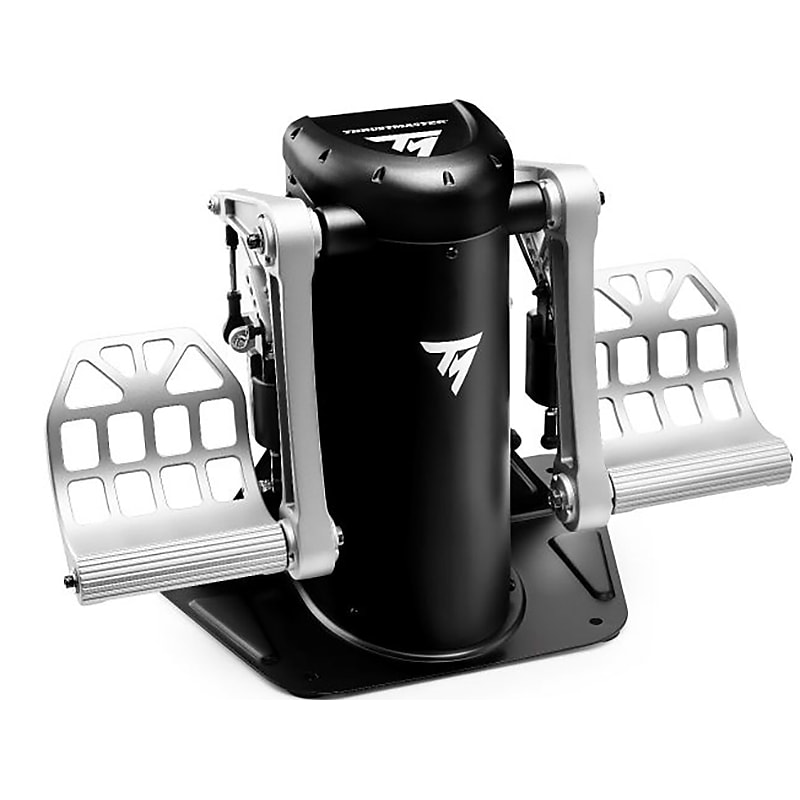 Thrustmaster 2960809 TPR Pendular Rudder for PC, Black/Silver image 1