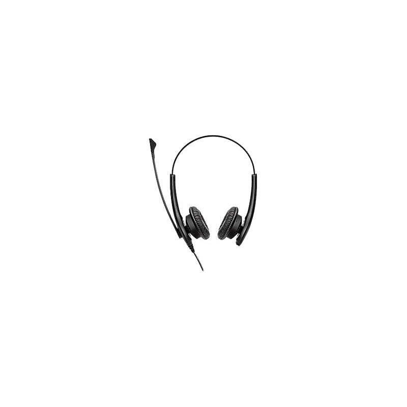 Jabra BIZ 1100 Duo Noise Canceling Stereo On Ear Mobile Headset, Black (1159-0139-EDU) image 1