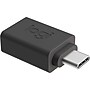 Logitech Logi USB-C to USB-A Adapter, Male to Female, Black  (956-000028)~#|#~sp158330145_sc7