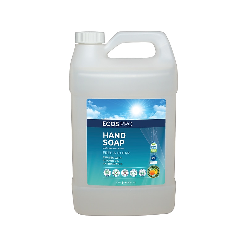 ECOS PRO Liquid Hand Soap, Free & Clear Scent, 1 Gal. (PL9663/04) image 1