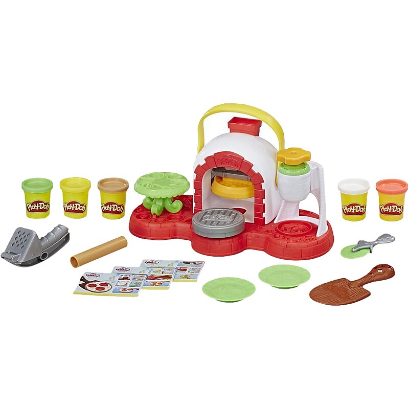 Play-Doh Kitchen Creations Stamp and Top Pizza Oven Play Set (E4576) image 1
