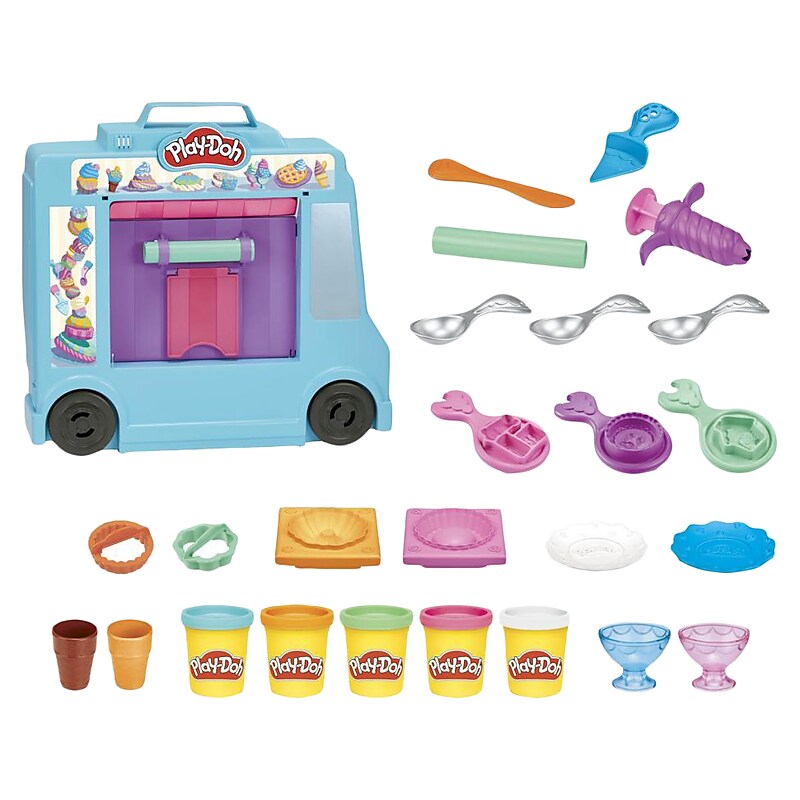 Play-Doh Ice Cream Truck Play Set (F1390) image 1
