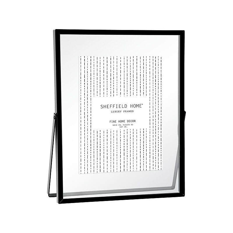 SHEFFIELD HOME Iron Picture Frame, Black (7A71-80B BLK) image 1