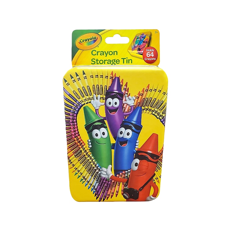 Crayola Storage Box, 6.25" x 4.25" x 2.13", Multicolor (187937-12) image 1