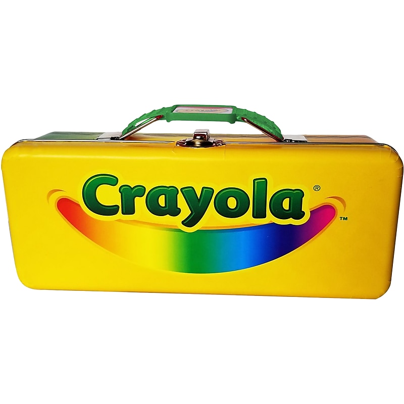 Crayola Tote Box, 3.38" x 8.38" x 2.25", Multicolor (189417-12) image 1